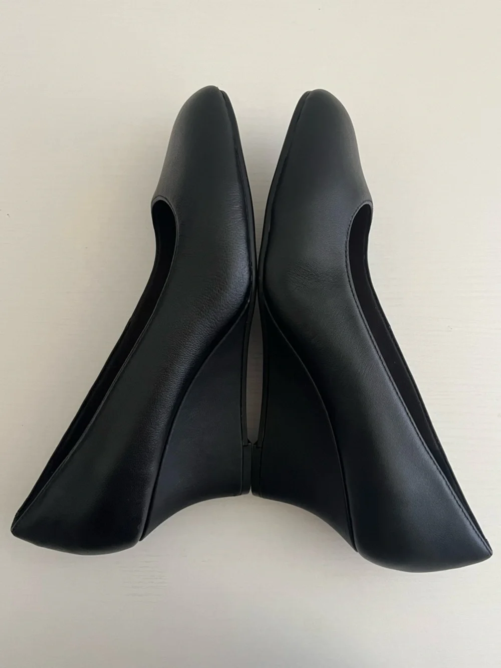 Clarks Ultimate Comfort Classic Black Wedge Pumps - Women's Dress Wedges 10W